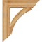 Ekena Millwork Thorton Traditional Rough Sawn Bracket, Western Red Cedar, 6"W x 30"D x 34"H BKT06X30X34THR01RWR - alternate 4
